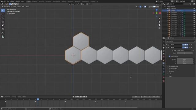 Animated Hexagon Pattern - Blender 2.9 Eevee Tutorial смотреть онлайн