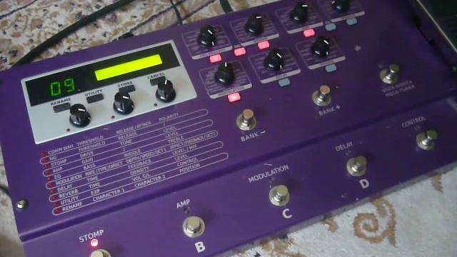 MUZA GP300 multi effects pedal demo смотреть онлайн