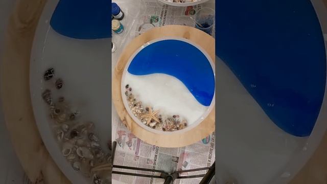 Часы из эпоксидной смолы своими руками. Эпоксидка. Ручная работа. Resinart. Handmade. Видео "13". смотреть онлайн