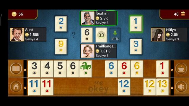 İnternetsiz Okey Oyunu 4