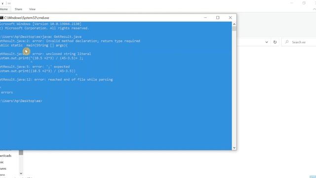Apply Examples of Error Types in Java Using Notepads смотреть онлайн