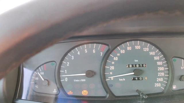 Opel Omega B 2,6 МКПП разгон до 100 км/ч смотреть онлайн