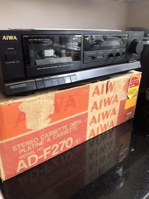 Стереокассетный магнитофон Aiwa AD-F270H Hi-fi--ЯПОНИЯ-1988-год