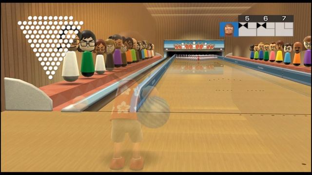 [TAS] Wii Sports Resort Bowling 100-Pin Game Perfect Strike w/o using a trick button смотреть онлайн