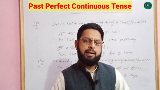 Past Perfect Continuous Tense | Tense | Learn English Grammar by Syed Taneem Ahmad | смотреть онлайн