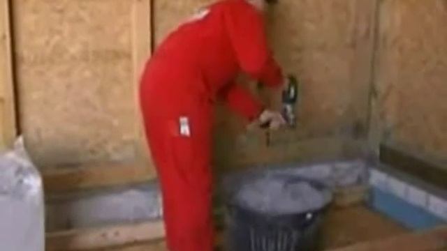 Ручная засыпка Эковаты смотреть онлайн