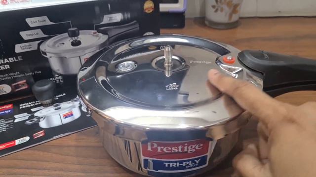 Unboxing Of 2022 Prestige Triply Stainless Steel Pressure Cooker-2 Litres | Made In India Brand