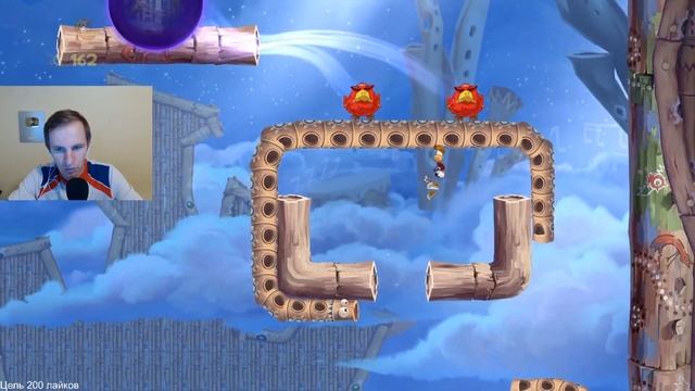 НАСОБИРАЛ 200 ЭЛЕКТУНОВ РАДОСТИ | Rayman Origins #25 смотреть онлайн