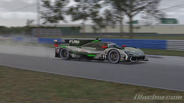 Cadillac GTP @ Sebring in the rain смотреть онлайн
