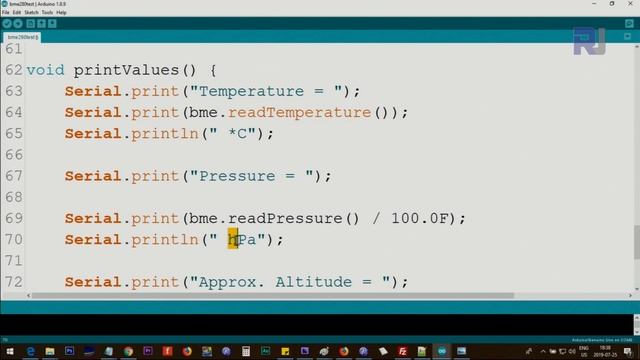 Lesson 37: Using BME280 Humidity, Barometric Pressure and Temperature Sensor смотреть онлайн