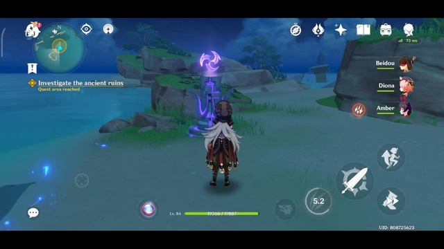 How to light up the electro monument at Fort Mumei/Ancient ruins?(Inazuma 2.1 Genshin) смотреть онлайн