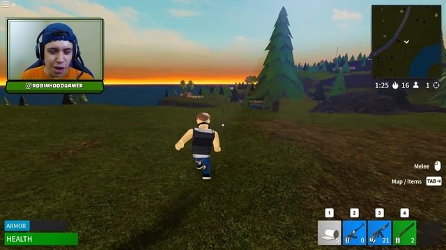 JOGUEI O NOVO FREE FIRE DO ROBLOX!! CONSEGUI SOBREVIVER ? смотреть онлайн