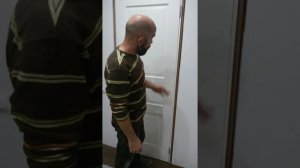 Установка дверей без анкерного крепежа,на пену