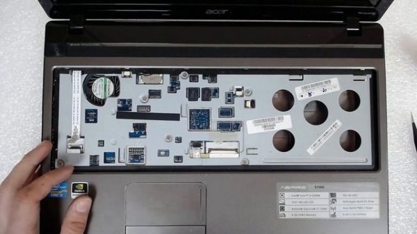 Acer Aspire 5750G 5750 Disassembly.