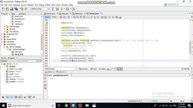 Text Chat Application Using JAVA With TCP protocol 2 смотреть онлайн