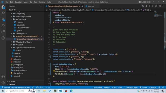 Tanstack Query, Query Keys Best Practices смотреть онлайн