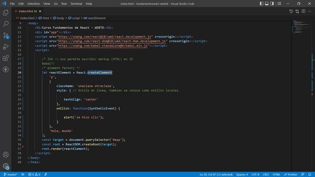 ReactJS | JSX - ¿Qué es JSX? y como instalar JSX (Descripción gráfica) смотреть онлайн