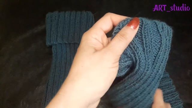 экспресс мк. гетры. Спицами. Для начинающих. смотреть онлайн