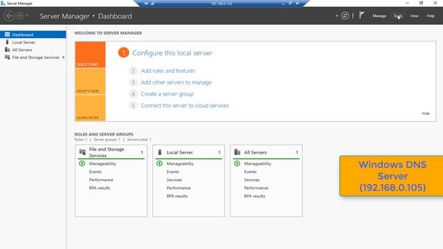 Website Bindings in IIS and DNS Configuration | Windows Server 2019 [WEB SERVER 06] смотреть онлайн