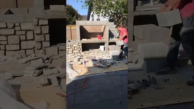 AMAZING PARILLA GRILL AMD PIZZA OVEN BUILD!! смотреть онлайн