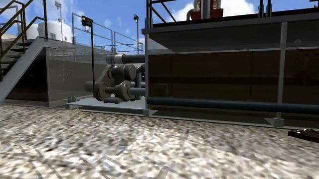 3D Drilling Animation - Mud Pumps Circulating Fluid смотреть онлайн