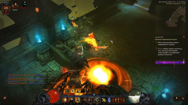 Diablo 3 Reaper of Souls (Crusader) Greater rift 40 solo смотреть онлайн