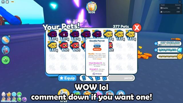 I Got The DARK MATTER SECRET In Pet Simulator X! (10Q POWER) смотреть онлайн