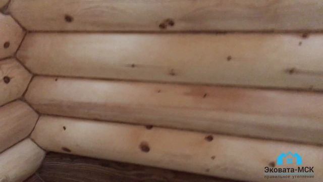 Как утеплить кровлю в бане из кедра. Бесшовное утепление эковатой. смотреть онлайн
