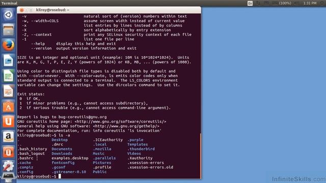 Learning Linux | File Management || 01. Using The Console To List Files смотреть онлайн