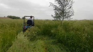 Косьба минитрактором амжк-8 с ксн-1.3