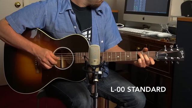 Gibson L-00 Standard vs L-00 Studio : Mahogany vs Walnut Comparison смотреть онлайн