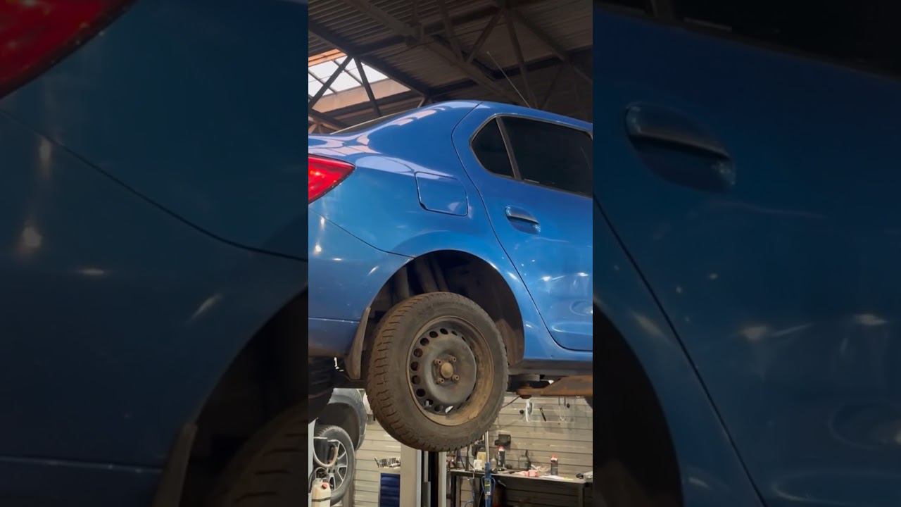 Удаление прогоревшего катализатора Renault Logan 2 на 134 000 км. пробега