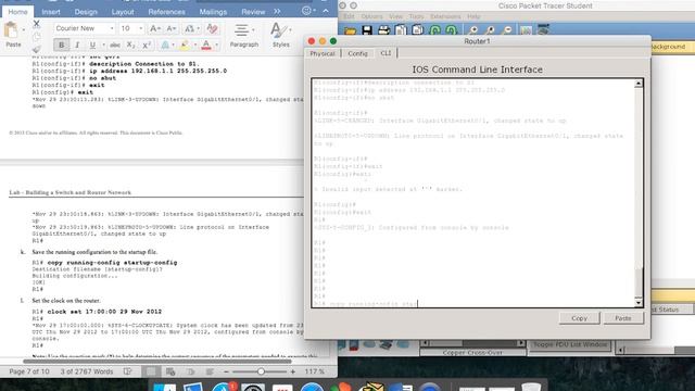 6.4.3.5 Lab - Building a Switch and Router Network смотреть онлайн