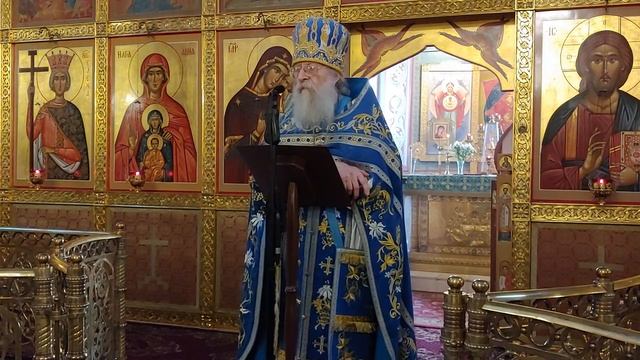 День исполненного обещания. Слово на Введение во храм Пресвятой Богородицы. 04.12.2022 г. смотреть онлайн