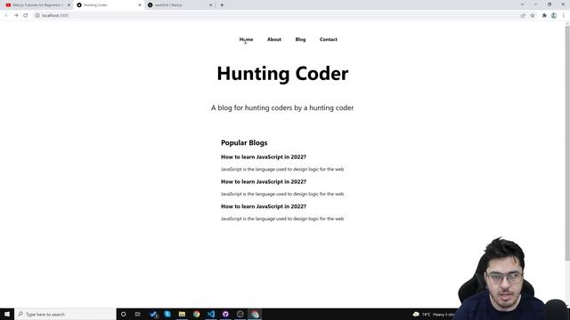 Link component in Next.js - Understanding next/link | NextJs Tutorial for Beginners #9 смотреть онлайн