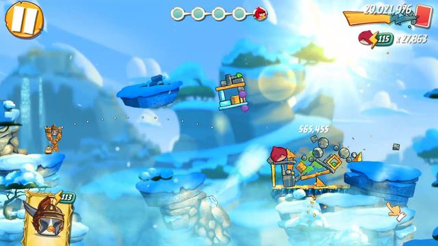 Angry Birds 2 PC (Windows 11) Daily Challenge 4-5-6 rooms for extra The Blues card (Jan 3, 2023) смотреть онлайн