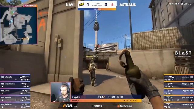 КАК ИГРАТЬ НА OVERPASS В CS:GO? СИЛЬНАЯ ЗАЩИТА НА OVERPASS смотреть онлайн