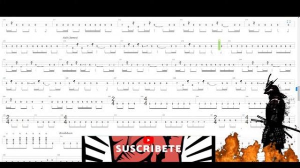 Metallica - Master Of Puppets Bass Tab