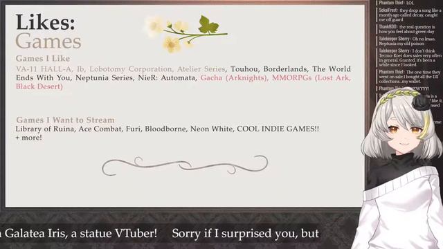 [VTUBER DEBUT] I'm Galatea Iris! It's time for a self-introduction! смотреть онлайн