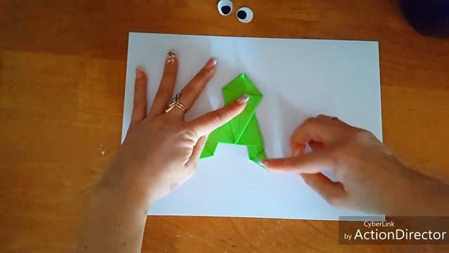 Лягушка оригами из цветной бумаги. смотреть онлайн