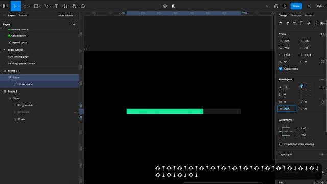 Create an adjustable slider or loader in Figma смотреть онлайн