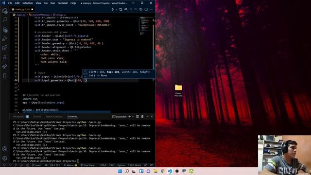 #8 QLineEdit - Agregando inputs en PySide6 смотреть онлайн