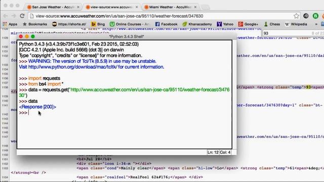 09 Beautiful Soup HTML Parsing 08 Weather Parsing смотреть онлайн