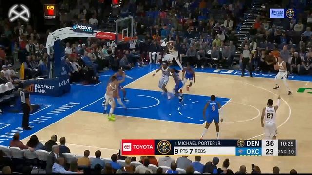 Michael Porter Jr. Full Game Highlights vs. Thunder 10.29.23 смотреть онлайн