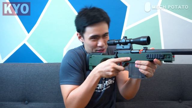 AWM Bolt Action Shell Ejecting Nerf Blaster смотреть онлайн