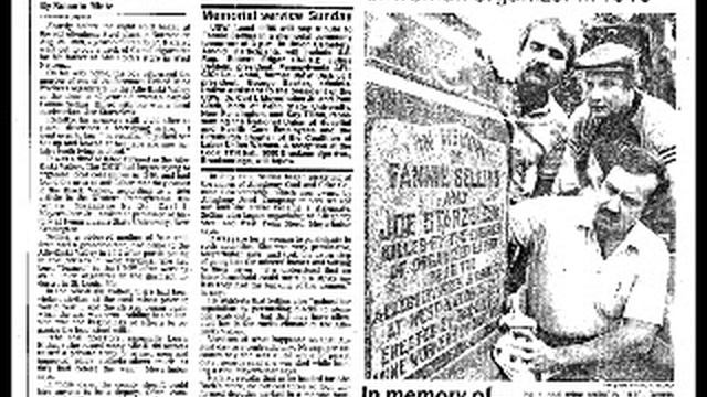 Fannie Sellins Labor Marker