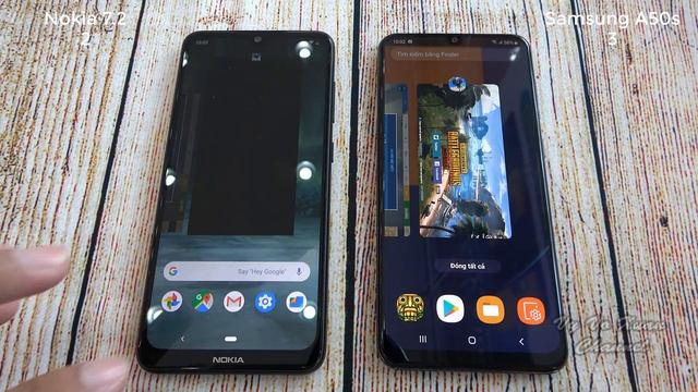 Nokia 7.2 Vs Samsung Galaxy A50s | SpeedTest And Camera Comparison