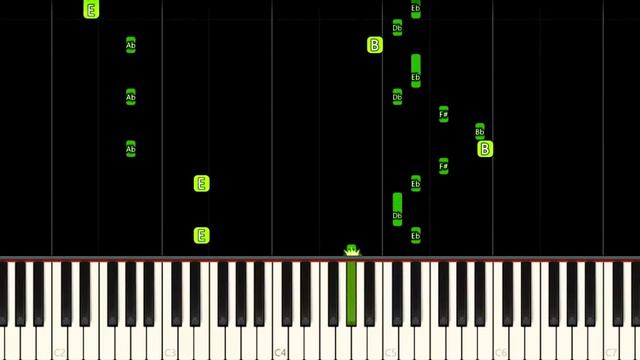 OSHI NO KO OP THEME - EASY Piano Tutorial смотреть онлайн