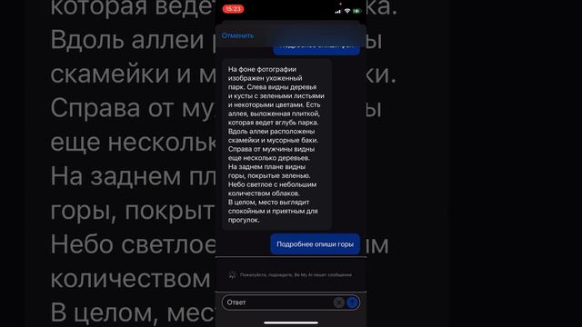 Описание фото с помощью be My Eyes смотреть онлайн