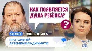 КАК ПОЯВЛЯЕТСЯ ДУША РЕБЁНКА? / ОТВЕТ СВЯЩЕННИКА